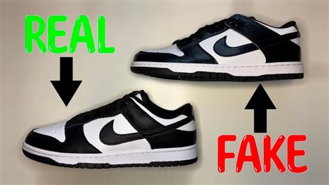 nike panda fake vs real|nike panda dunks real.